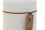 DKD Home Decor Vela Básicos Blanco 10 x 10 x 10 cm (6 Unidades) Algodón 85h