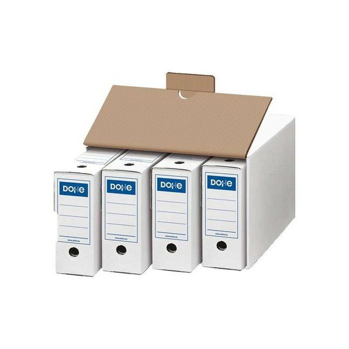 Dohe Contenedor de Archivo Definitivo Blanco Pack 10 Unidades