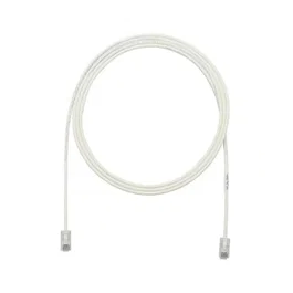 Panduit Patch Cord Cable de Red Cat6a U/UTP 28AWG, CM/LSZH, 1 Metro, Conectores RJ-45 Macho Chapados en Oro, Color Blanco