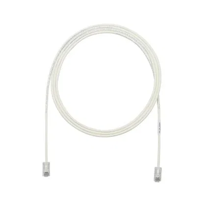 Panduit Patch Cord Cable de Red Cat6a U/UTP 28AWG, CM/LSZH, 1 Metro, Conectores RJ-45 Macho Chapados en Oro, Color Blanco