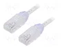 Panduit Patch Cord Cat 6A 28 AWG U/UTP 1m Blanco