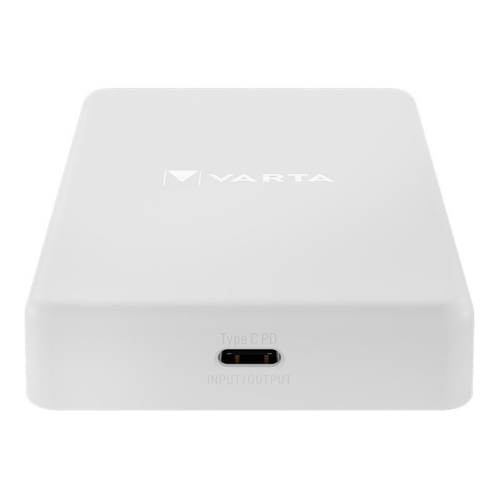 Varta Power Bank Mag Pro 5000 mAh Carga Inalámbrica Magnética Compatible Smartphones Smartwatches
