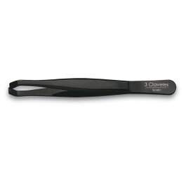 Tres Claveles Pinza de Depilar Cangrejo Negra 9 cm