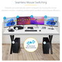 Startech Conmutador KM USB 3.0 4 Puertos Teclado y Ratón con Roaming y Audio