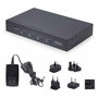 Startech Conmutador KM USB 3.0 4 Puertos Teclado y Ratón con Roaming y Audio