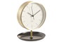 DKD Home Decor Reloj de Sobremesa de Aluminio y Cristal con Espejo