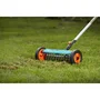 Gardena Escarificador sobre ruedas combisystem para césped - Acero Inoxidable