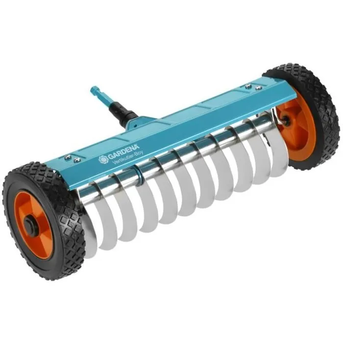 Gardena Escarificador sobre ruedas combisystem para césped - Acero Inoxidable Gardena Escarificador sobre ruedas combisystem para césped - Acero Inoxidable