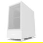 NZXT H5 Flow Midi Tower PC Blanco con Ventana Lateral y Filtro Anti-polvo. Soporta ATX, EATX, micro ATX, Mini-ITX. Máx. 16.5cm CPU cooler y 36.5cm GPU.