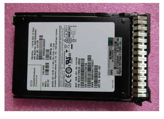 Hewlett Packard Enterprise 1.92TB SAS Unidad de Estado Sólido (SSD) 2.5 pulgadas Formato Pequeño (SFF) Intensivo en Lectura (RI) Portador Inteligente (SC)