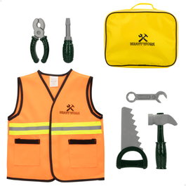 My Tools Maletín obrero con chaleco y herramientas de 6 piezas