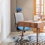 PIQUERAS Y CRESPO Silla de oficina Zulema Verde oliva y Negro
