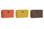 DKD Home Decor Neceser Loft Marron Naranja 10 x 20 x 30 cm (12 Unidades) Colección Retro Industrial