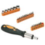 Je cherche une Idee Destornillador con Extensión Flexible - Set de 25 Piezas con Puntas PH, Estrella, Plano, Hexagonales y Tubo
