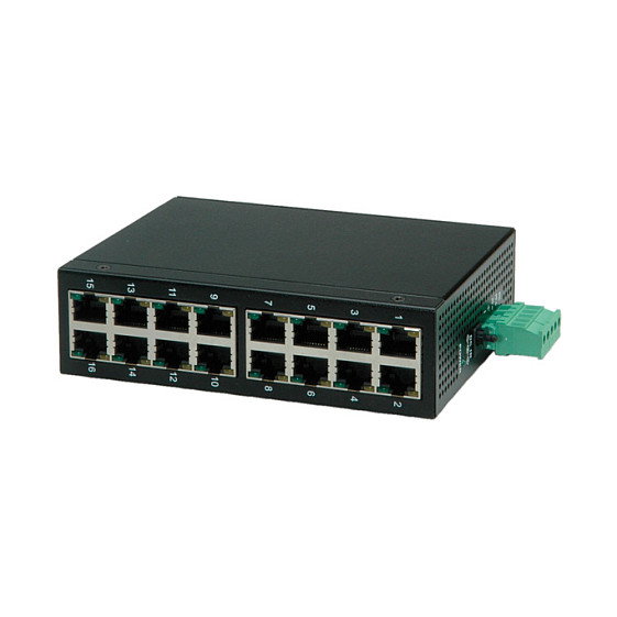 ROLINE Switch Industrial 16x RJ-45 no gestionado