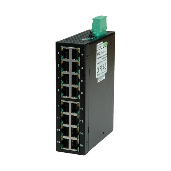 ROLINE Switch Industrial 16x RJ-45 no gestionado