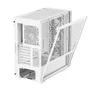 DeepCool CH560 WH Midi Tower Blanco - R-CH560-WHAPE4-G-1 - Caja PC ATX con Vidrio Templado, 3 Ventiladores Frontales 140mm RGB, USB-C, Gestión de Cables
