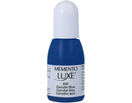 Tsukineko Tinta MEMENTO LUXE Danubio azul opaca recarga 15ml