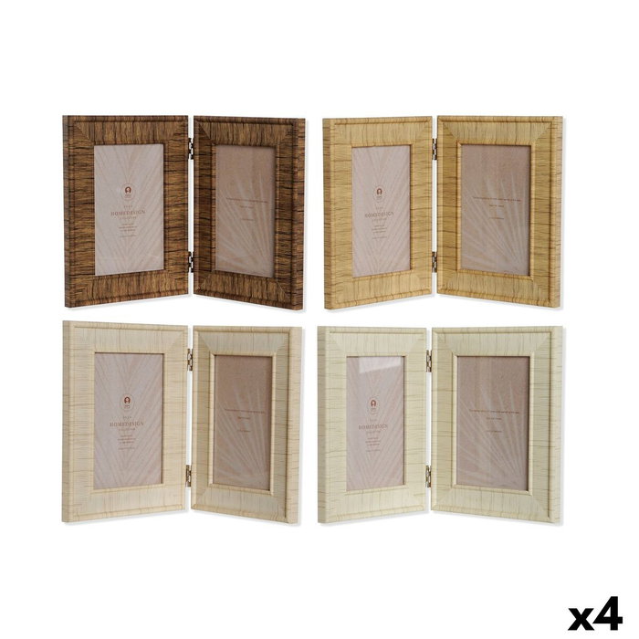 DKD Home Decor Set de 2 Marcos para Fotos 10x15 cm Surtido