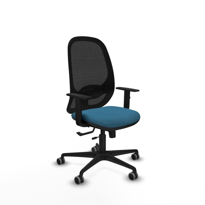 PIQUERAS Y CRESPO Silla de oficina Cilanco con mecanismo Sincro/Traslack, Verde petróleo y Negro PIQUERAS Y CRESPO Silla de oficina Cilanco con mecanismo Sincro/Traslack, Verde petróleo y Negro