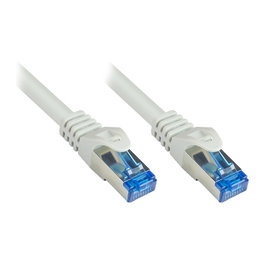 GoodConnections Cable de parcheo Cat.6A SmartFLEX HF 0,15m Gris