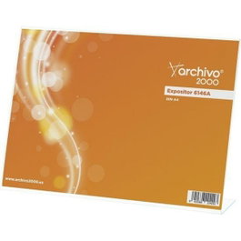 Archivo 2000 Expositor de Sobremesa Premium en Forma de L A4 Horizontal
