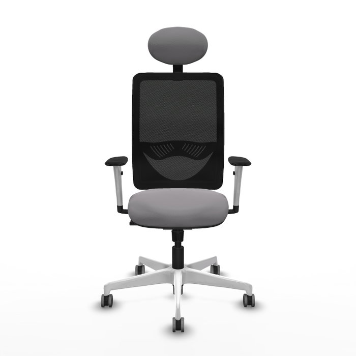 PIQUERAS Y CRESPO Silla de oficina Zulema con mecanismo Sincro, Gris y Negro PIQUERAS Y CRESPO Silla de oficina Zulema con mecanismo Sincro, Gris y Negro
