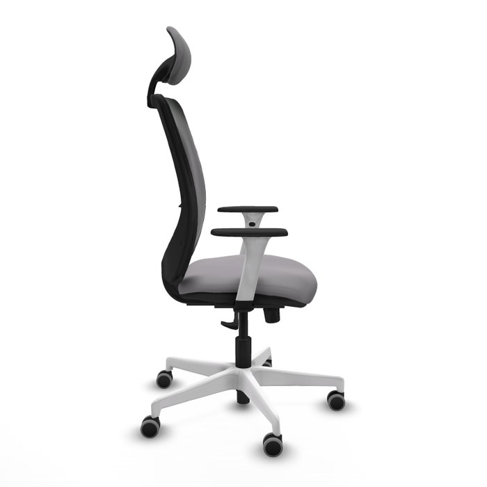 PIQUERAS Y CRESPO Silla de oficina Zulema con mecanismo Sincro, Gris y Negro PIQUERAS Y CRESPO Silla de oficina Zulema con mecanismo Sincro, Gris y Negro