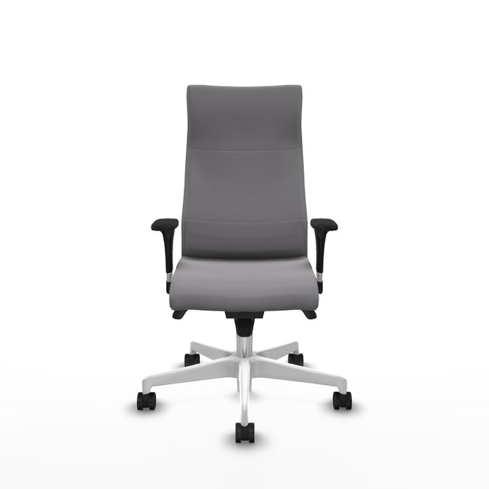 PIQUERAS Y CRESPO Sillón Albacete Gris con Mecanismo Sincro y Base Blanca PIQUERAS Y CRESPO Sillón Albacete Gris con Mecanismo Sincro y Base Blanca