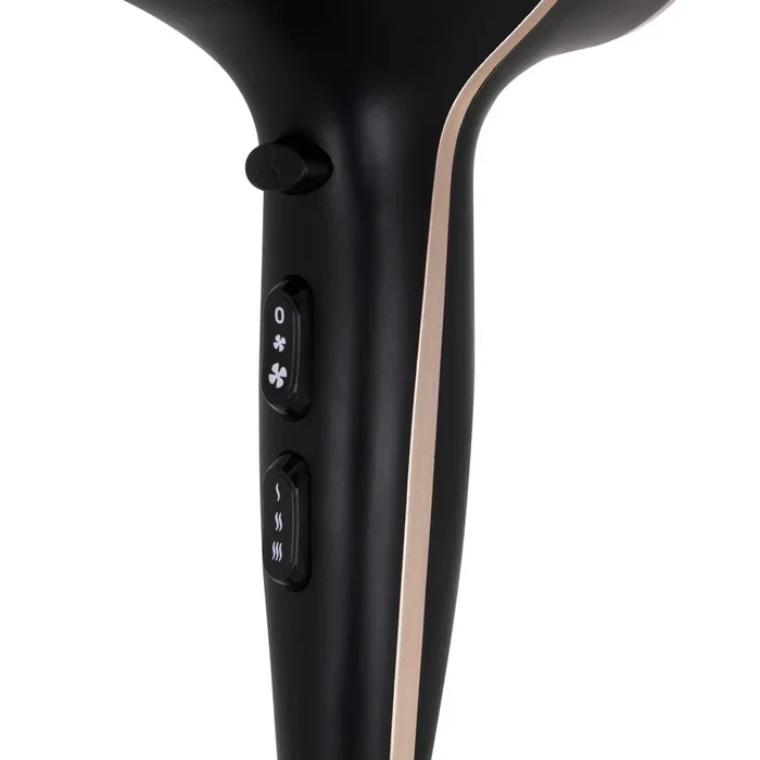 Orbegozo SE-2065 Secador de Pelo 2000W, 3 Temperaturas, 2 Velocidades, Aire Frío, Difusor y Concentrador, Negro y Cobre