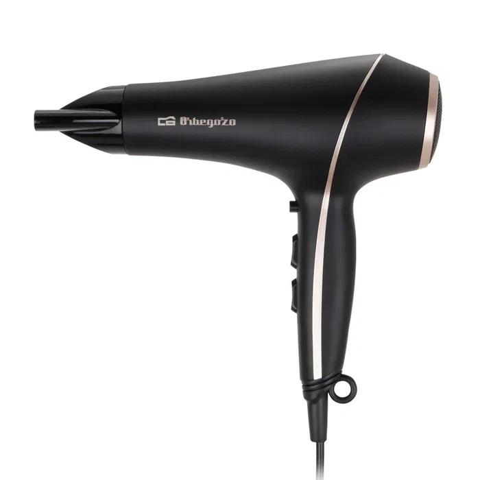 Orbegozo SE-2065 Secador de Pelo 2000W, 3 Temperaturas, 2 Velocidades, Aire Frío, Difusor y Concentrador, Negro y Cobre