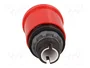 ABB Interruptor de Emergencia Rojo 22mm MLB-1