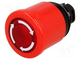 ABB Interruptor de Emergencia Rojo 22mm MLB-1