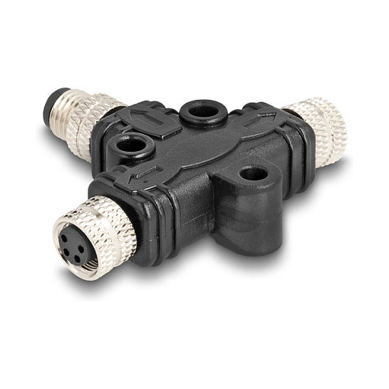 DeLOCK Divisor en T M8 4 Pin 1 x Macho a 2 x Hembra 60576 DeLOCK Divisor en T M8 4 Pin 1 x Macho a 2 x Hembra 60576