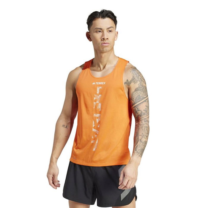 Camiseta de Tirantes Hombre Adidas Terrex XPR Naranja Oscuro 12 Años