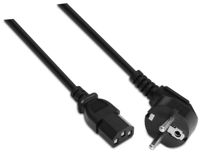 Aisens Cable de Alimentación CEE7/7 a C13 Negro 3m Aisens Cable de Alimentación CEE7/7 a C13 Negro 3m