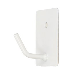 Hantums Pack de 3 Perchas Medianas Adhesivas Blancas 26x43mm