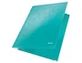 Leitz Carpeta WOW con gomas y solapas DIN A4 Turquesa