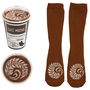 Home Deco Factory Par Calcetines De Vaso Café Mocha Cappucino Latte Surtidos Tallas 36-40 41-45