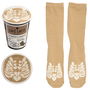 Home Deco Factory Par Calcetines De Vaso Café Mocha Cappucino Latte Surtidos Tallas 36-40 41-45
