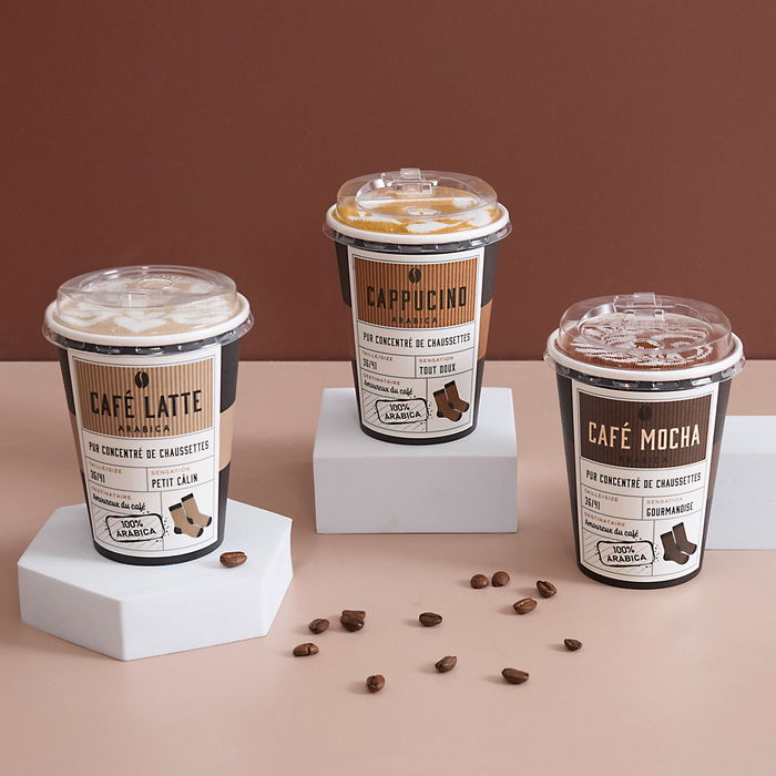 Home Deco Factory Par Calcetines De Vaso Café Mocha Cappucino Latte Surtidos Tallas 36-40 41-45 Home Deco Factory Par Calcetines De Vaso Café Mocha Cappucino Latte Surtidos Tallas 36-40 41-45