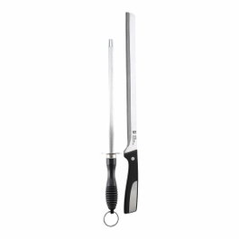 San Ignacio Juego de Cuchillo Jamonero y Chaira SG-4362 en Acero Inoxidable