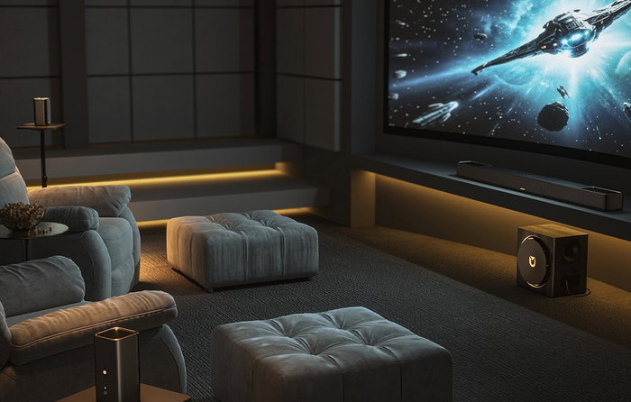 Ultimea Skywave X70 Barra de Sonido 7.1.4, Dolby Atmos, HDMI, USB, Bluetooth, 980W