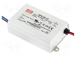 MEAN WELL APV-25-12 Fuente de alimentación LED 25W 12VDC 2,1A