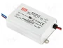 MEAN WELL APV-25-12 Fuente de alimentación LED 25W 12VDC 2,1A