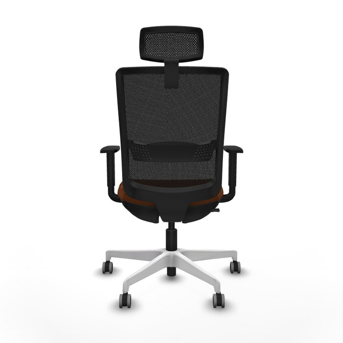 PIQUERAS Y CRESPO Silla de oficina Haches con mecanismo Sincro/Traslack Marrón y Negro PIQUERAS Y CRESPO Silla de oficina Haches con mecanismo Sincro/Traslack Marrón y Negro