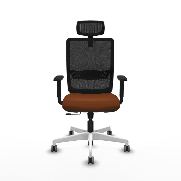 PIQUERAS Y CRESPO Silla de oficina Haches con mecanismo Sincro/Traslack Marrón y Negro PIQUERAS Y CRESPO Silla de oficina Haches con mecanismo Sincro/Traslack Marrón y Negro