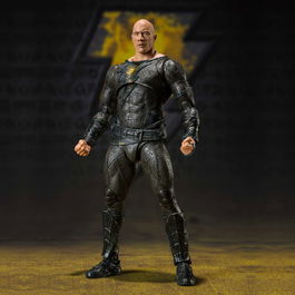 Tamashii Nations Figura Black Adam Fig DC Universe Película Dwayne Johnson 16.5cm Muñeco Coleccionable con Accesorios y Capa