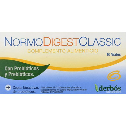 DERBOS NORMODIGEST CLASSIC 10 Viales