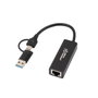MicroConnect Adaptador de red Gigabit USB-C / A a RJ45